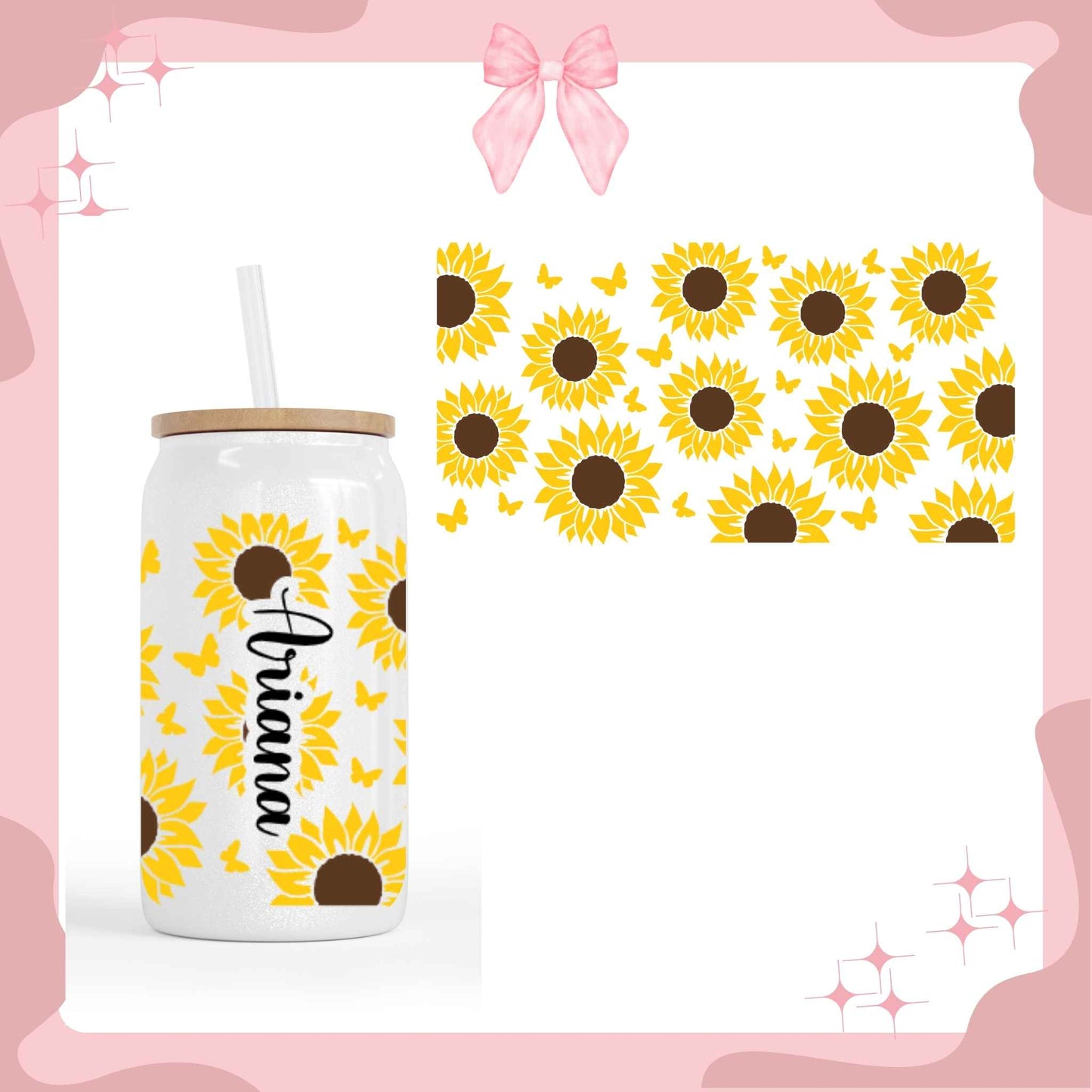 Sunflower Custom Sublimated Cup