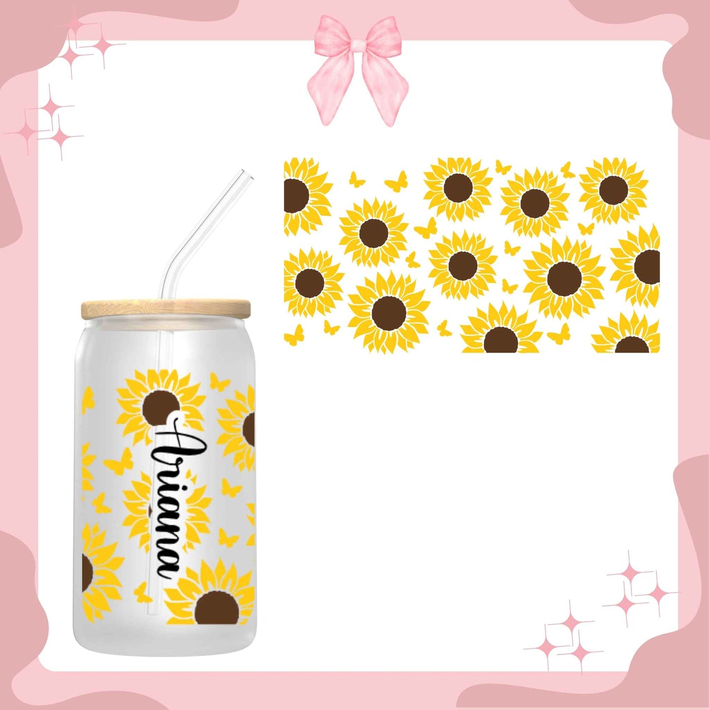 Sunflower Custom Sublimated Cup