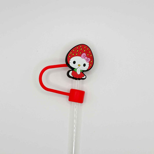 Strawberry Hello Kitty Stanley Straw Topper