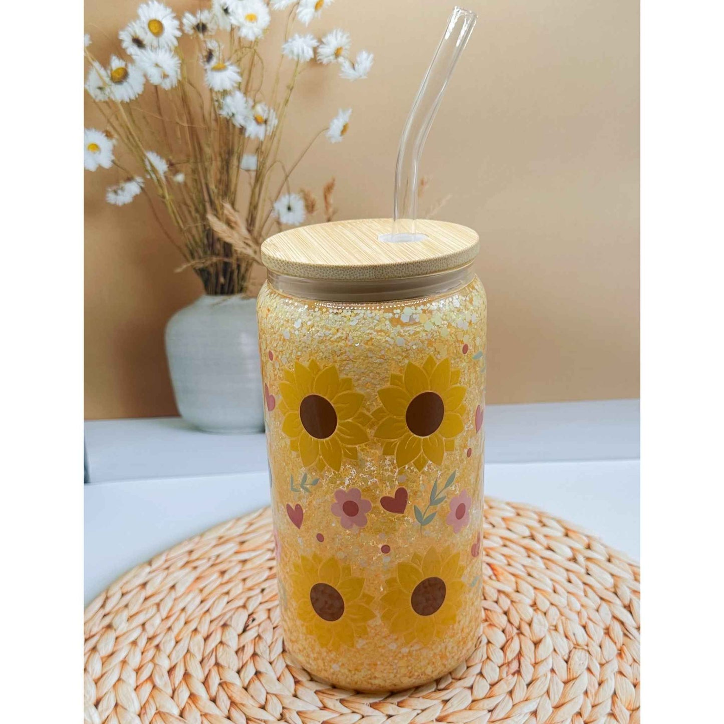 Sun Flower Snow Globe Cup