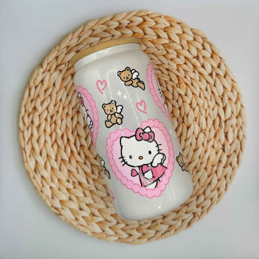 Angel Hello Kitty White Shimmery Cup