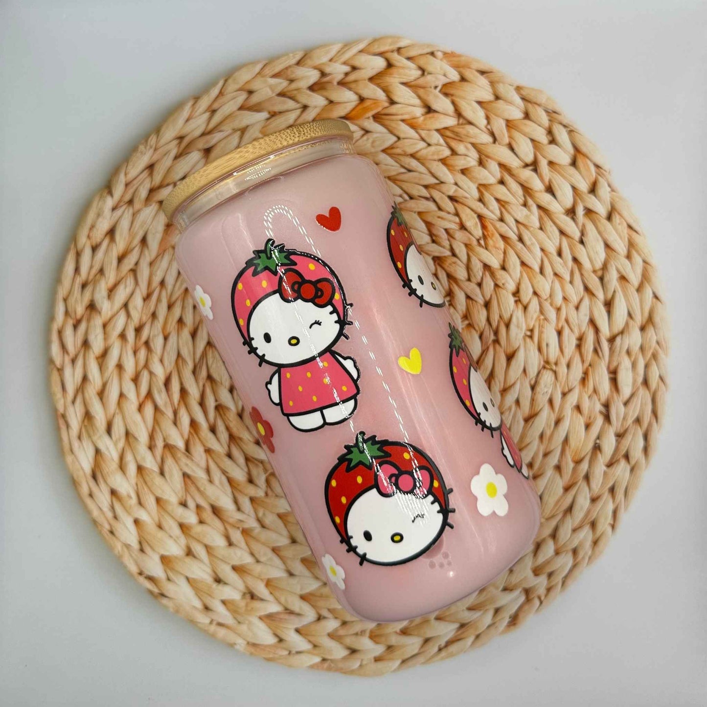 Strawberry Hello Kitty Snow Globe